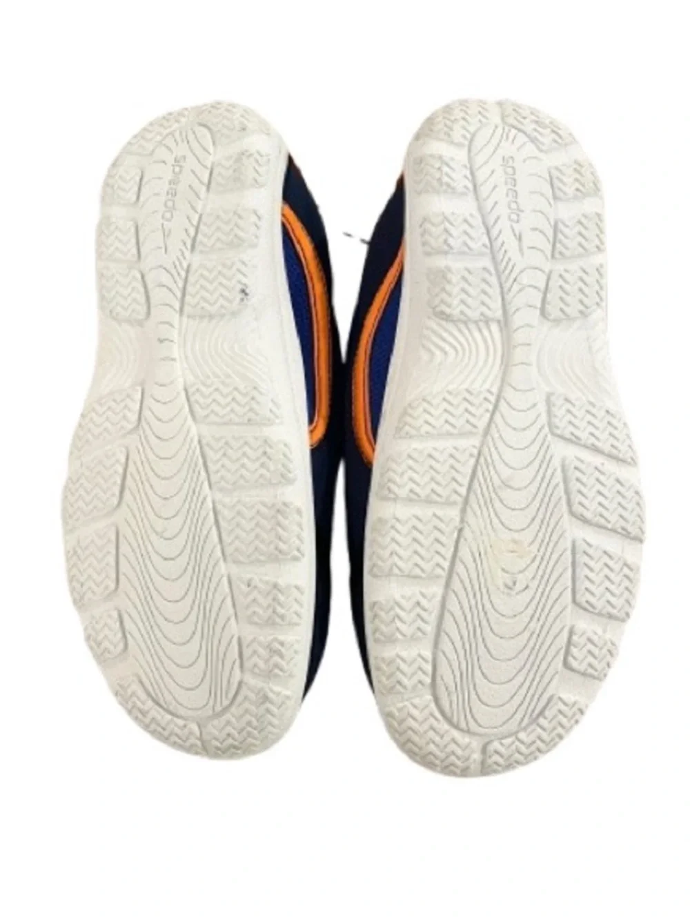 🆕- Speedo Boys Speedo Surfwalker Water Shoe Navy and Orange Slip-On. Size: 13-1